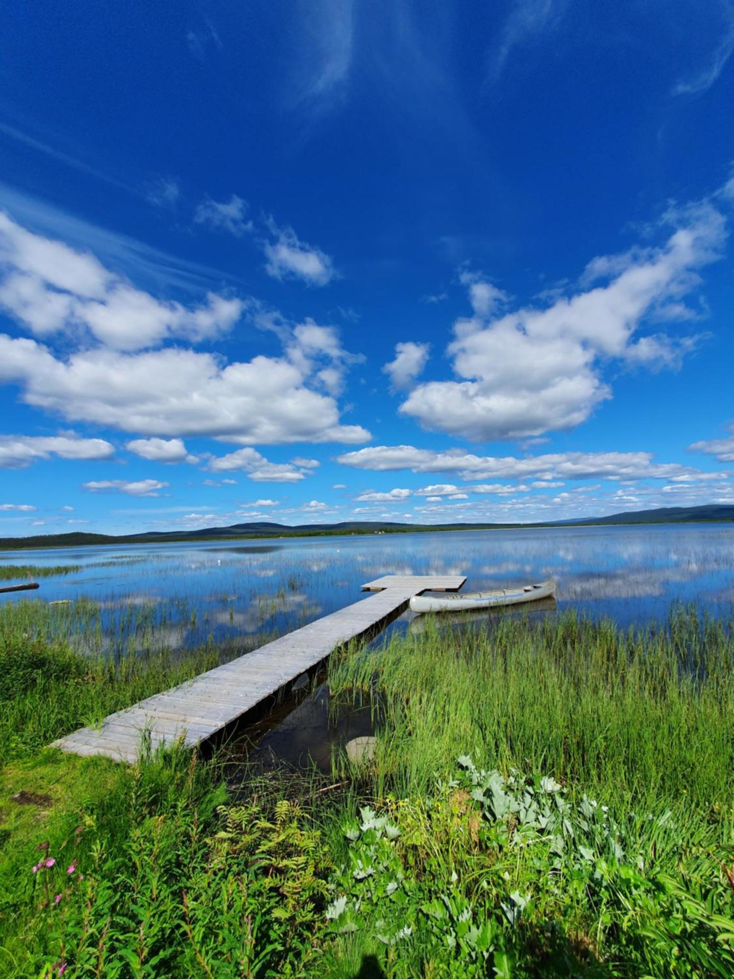 Camp Caroli Wooden Cabins Jukkasjärvi Zewnętrze zdjęcie