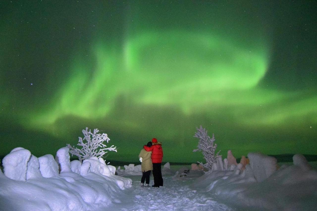 Camp Caroli Wooden Cabins Jukkasjärvi Zewnętrze zdjęcie